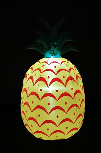 6 Foot Tall Jumbo Inflatable Yellow Pineapple for Parties and Outdoor Decor