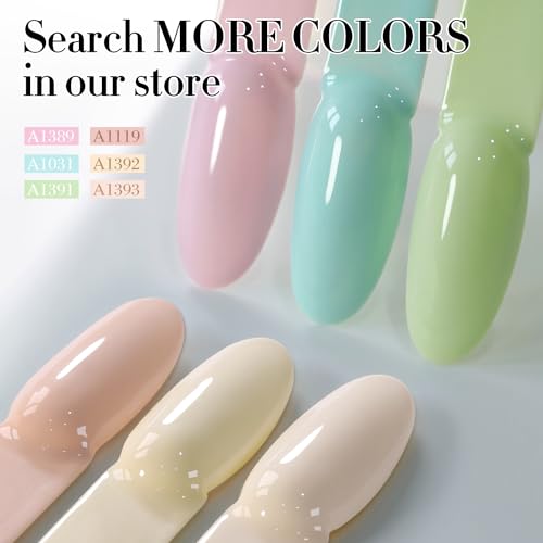 Double Rhythm 15ML Gel Nail Polish - Cream Beige, Same Color, Soak Off, Manicure & DIY