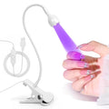 Geisofu White UV Nail Lamp - Dual Wavelength Gel Polish Curing Light