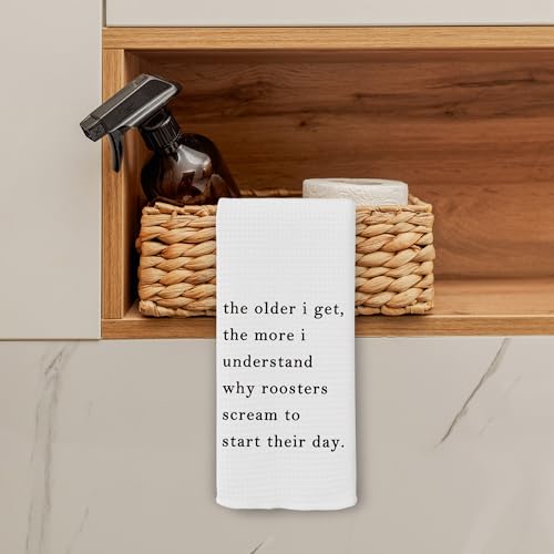 Funny Sarcastic Kitchen Towel with Saying - Hand Tea Towels for Christmas - Variation 7
