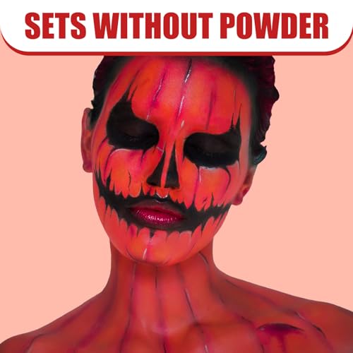 Red Face & Body Paint - Water-Based, Non-Toxic Halloween, Cosplay & Art Makeup