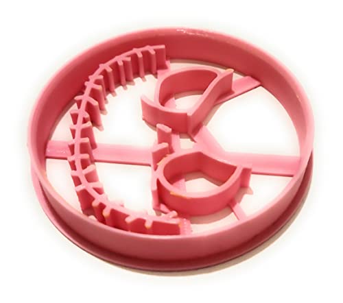 Halloween Jack Skellington Inspired Cookie Cutter - Durable Plastic Mold for Cookies & Fondant