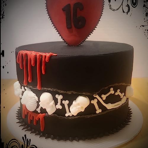 Halloween Skull Skeleton Silicone Mold for Cake Decorations and Candy
