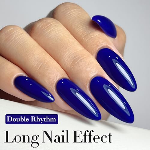 Double Rhythm 15ML Gel Polish Deep Navy Blue - Same Color & Bottle Soak Off Nail Art
