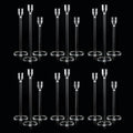 18-Pack Clear Acrylic Candle Holders for Wedding Centerpieces - Variations of 18 & Clear