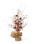 Valentine Led Lighted Artificial Heart Tree - 18-Inch Rustic Valentine’s Day Centerpiece