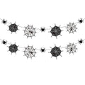 Black Spider Web Garland Halloween Banner - Halloween Decorations - Variation of THIS listing