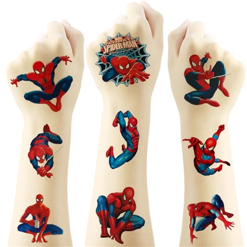 20PCS Spider-Man Temporary Tattoos Waterproof Kids Party Stickers - SPD20