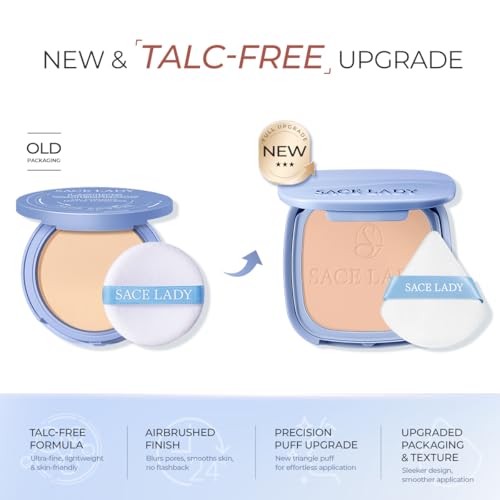 Waterproof Face Powder - Talc-Free Blurring Setting Makeup in Pink, 0.35 oz - Variation #05 Pink