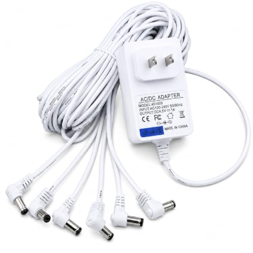 AC/DC 4.5V Power Adapter for Lemax Halloween Christmas Village Decorations