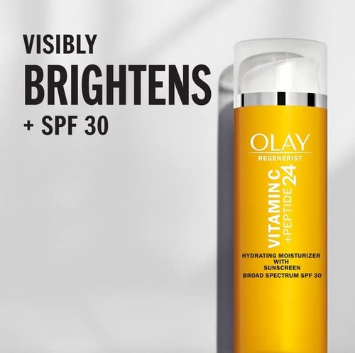 Olay Vitamin C Hydrating moisturizer with sunscreen, SPF 30, 1.7 Oz