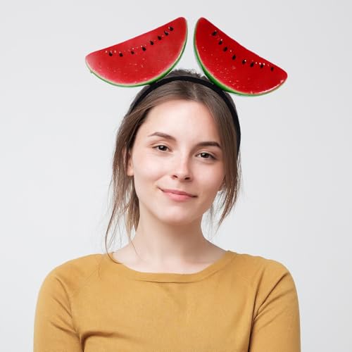 Watermelon Headband for Women - Fruit Hair Accessory for Parties & Weddings