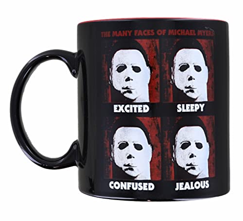 Halloween Michael Myers Ceramic Coffee Mug - 20 Ounce Tea & Espresso Cup
