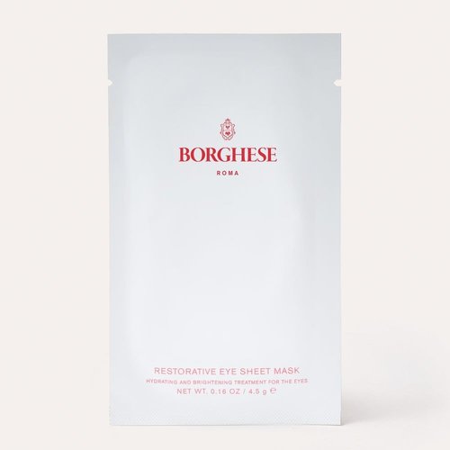 Borghese Restorative Eye Sheet Masks - Nourishing and Brightening Under Eye Treatment Masks, 6 Pairs