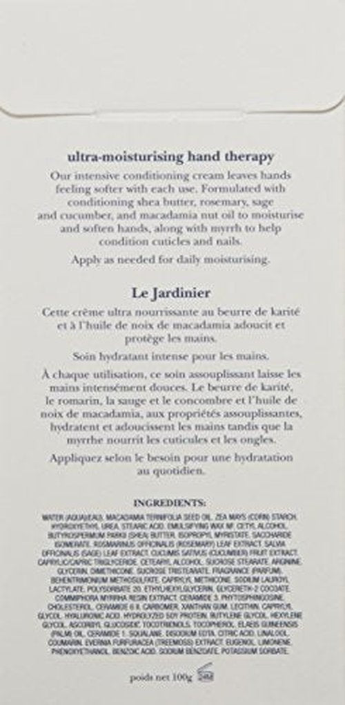 Crabtree & Evelyn Gardeners Ultra-Moisturising Hand Cream Therapy, 3.5 oz