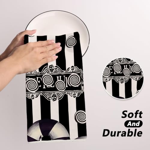 Halloween Kitchen Towels 18x26 Inch Set - Spooky Home Decor
