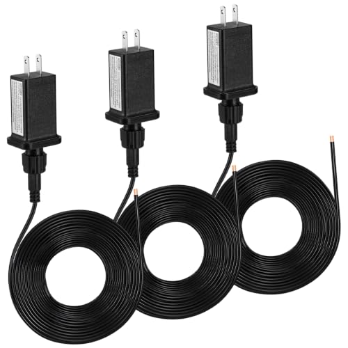 Aulock 12V 1A Power Supply for Inflatable Decorations - Black 3 Pack