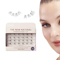 False Eyelashes Neo Pack of 4, 12-14mm Natural Reusable Clusters - Easy to Apply