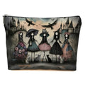 Goth Witch Makeup Bag - Multicolor Owl Cosmetic Travel Organizer
