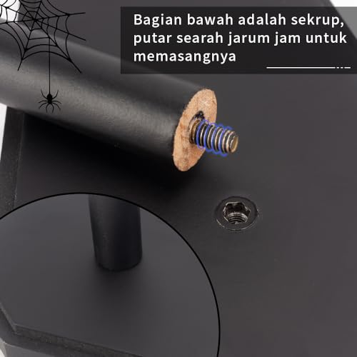 Gothic Bat Paper Towel Holder with Coffin Base - Halloween Kitchen Decor