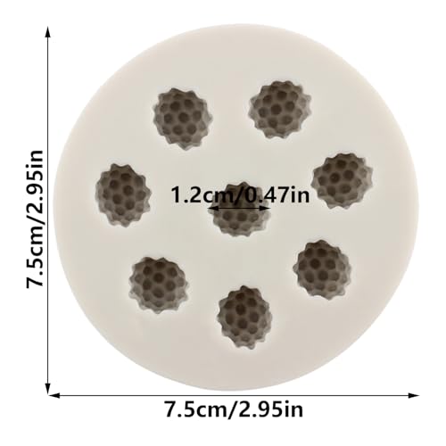 Silicone Raspberry Candy Mold for Cake Decorating - Style B