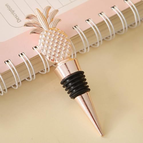 24PCS Pineapple Wine Stopper Set - Beach & Wedding Bottle Decor - Opp Variation
