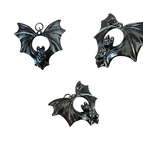 Halloween Bat Shower Curtain Hooks Set - Black Bat Style 2, Rustproof Stainless Steel, 12 Pieces
