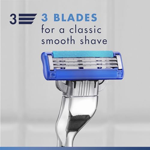 Gillette Mach3 Turbo Razor Blades Refill Pack for Men - 4 Blades