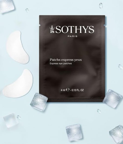 SOTHYS Express Eye Patches - Vitamin C Wrinkle Treatment for All Skin Types | 0.13 oz x 10 Patches
