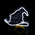 Wizard Hat Neon Sign LED Wall Decor Halloween Party Gift