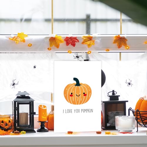 Halloween Greeting Card - Cute Pumpkin Gift for Kids & Adults, Variation 3