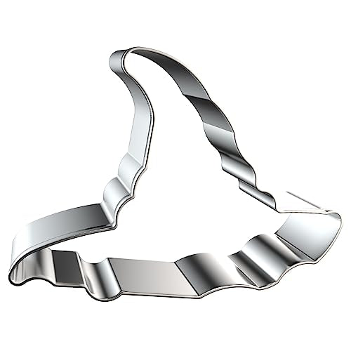 Halloween Witch Hat Cookie Cutter Set - 4 Sizes Stainless Steel - Witch Hat Variation