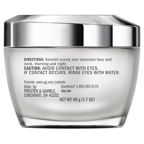 Olay Collagen Peptide Face Moisturizer, Firming Cream for Women, Fragrance-Free, Non-Greasy - Hydrating, Anti-Aging, Anti-Wrinkle, Smooth Fine Lines, Plumping Skin Care - Niacinamide, 1.7 Oz