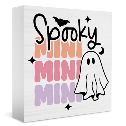 Mini Cute Pink Ghost Halloween Desk Decor - Spooky Office & Room Accessories