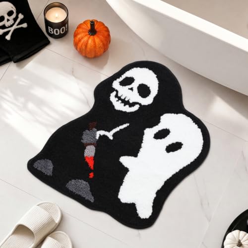 Halloween Ghost Bathroom Rug - Spooky Spooky Bathroom Decor