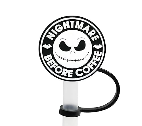 Halloween Bundle 6 Pack 10mm Silicone Straw Toppers Compatible With Stanley 30oz & 40oz Tumblers