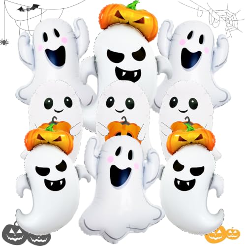 Halloween Foil Balloons Ghost Pumpkin Mylar Decorations Party Supplies