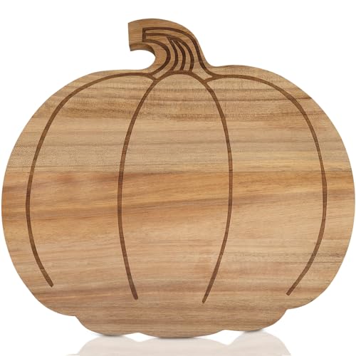 Halloween Pumpkin Cutting Board - Acacia Wood Serve & Decor Platter