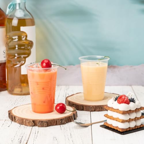 Disposable Plastic Cups 9 oz - Clear Bulk Pack of 2000 for Weddings & Parties - Variation of 9 oz 2000 Pack