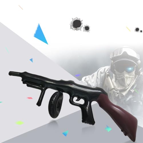 Inflatable Gun Props Set - 6 Large Party Balloons for Cosplay & Theme Parties