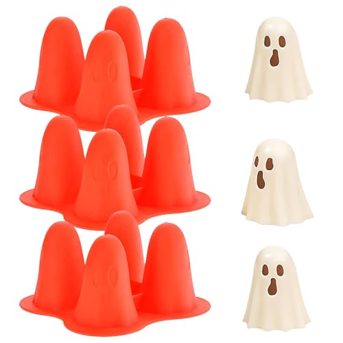 Halloween 3D Ghost Silicone Chocolate Mold for Cakes, Candies & Decorations