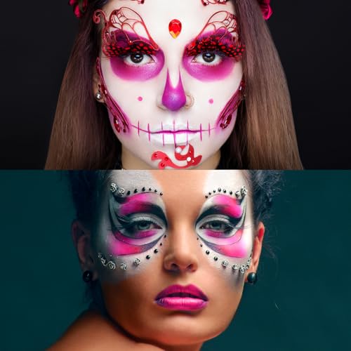 Pink Face Body Paint Stick - Waterproof Full-Coverage Halloween Stage Makeup