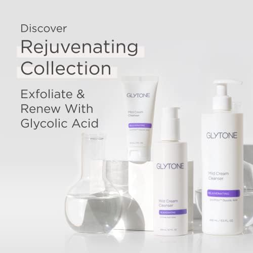 Glytone Mild Gel Cleanser - Exfoliating Face Wash with 4.7% Glycolic Acid - Vegan & Fragrance-Free - 6.7 fl. oz.