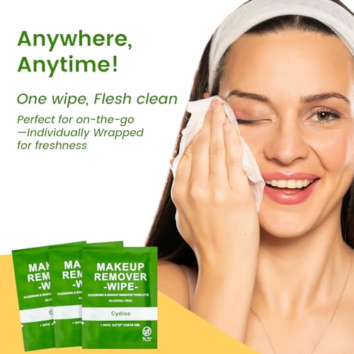 20 Makeup Remover Wipes Bulk Pack - Gentle Cleansing Travel Face Wipes - 1 Count