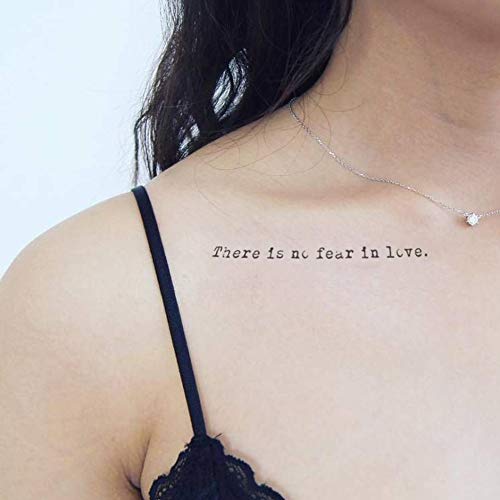 Inspirational Christian Quotes Temporary Tattoos - Bible Verses & Scriptures