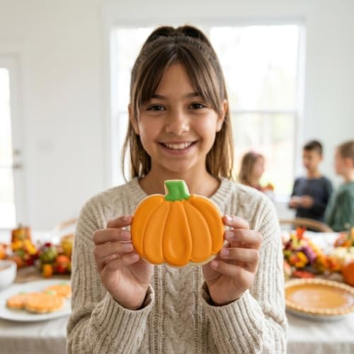 Pumpkin Cookie Cutter 3 Inch - Made in USA for Baking & Decorating