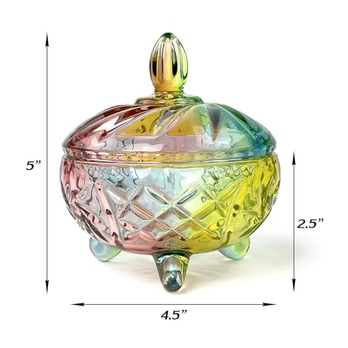 Halloween Candy Dish Snack Barrel Storage Jar with Lids - Wang Tripod Variation