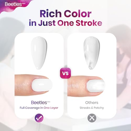 White Gel Nail Polish - Long-Lasting 20ml Professional Nail Art