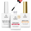 Beetles Gel Base and Top Coat Set - F-Clear-3 - 3 x 10ml Nail Polish