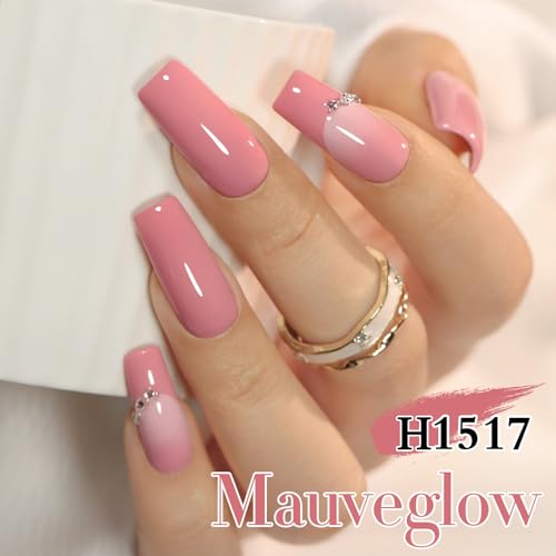 Gel Nail Polish 0.5oz - Hema-Free, Long-Lasting, Easy Application, Coral Pink
